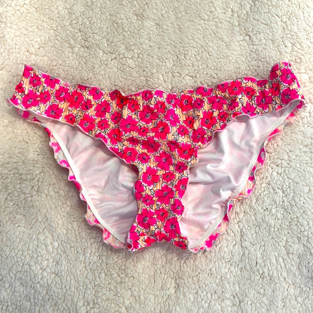 Victoria’s Secret Swim Bikini Ruched Bottom, Size Small